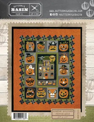 Haunting Halloween Pumpkin Quilt Finishing Pattern