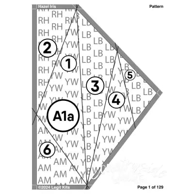 Hazel Iris Quilt Kit