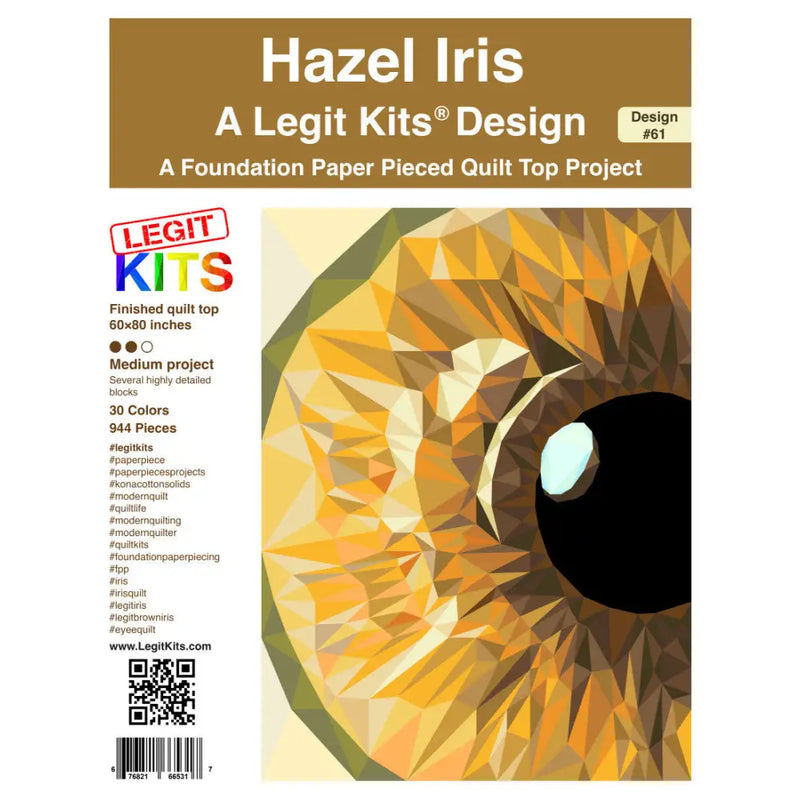 Hazel Iris Quilt Kit QK061