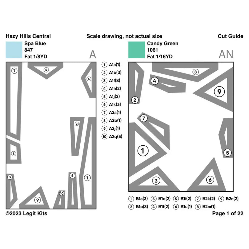 Hazy Hills Central Pattern PT055