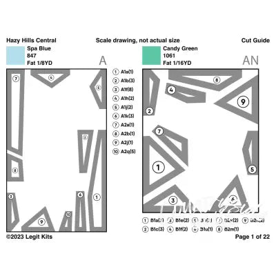 Hazy Hills Central Pattern
