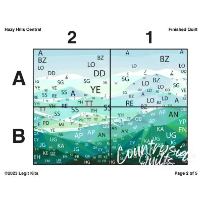 Hazy Hills Central Pattern