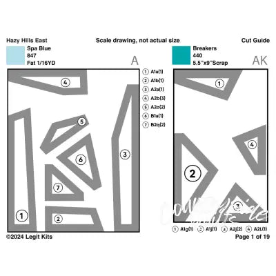 Hazy Hills East Quilt Kit