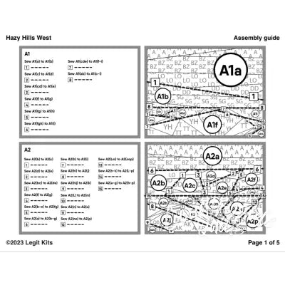 Hazy Hills West Pattern