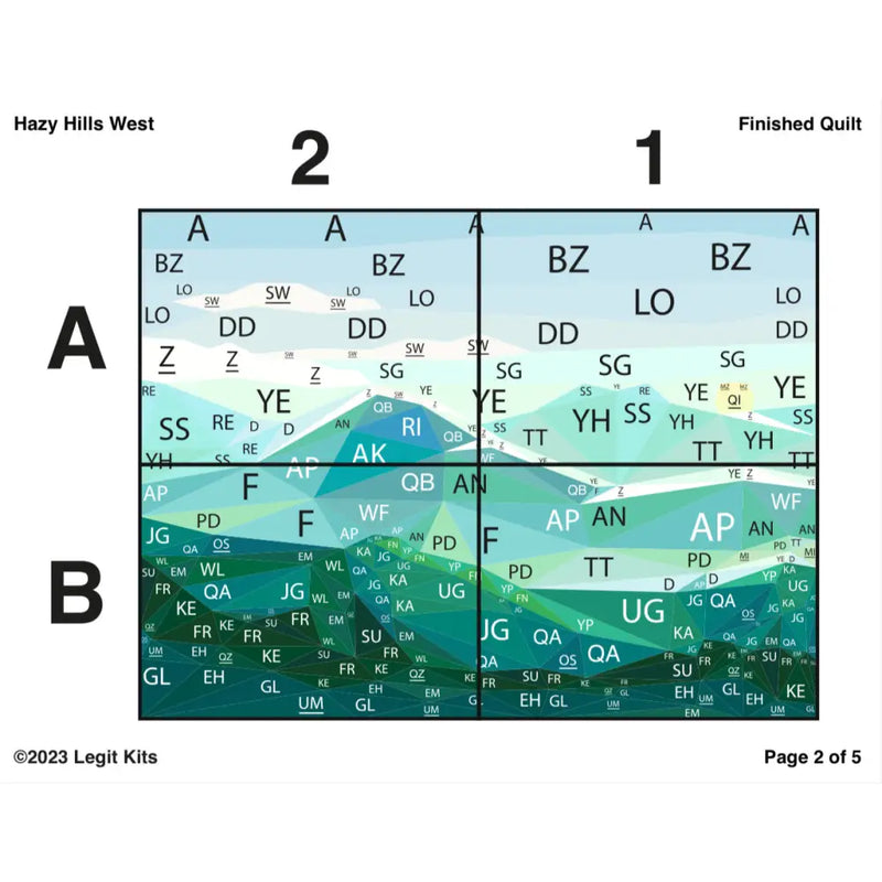 Hazy Hills West Pattern PT043