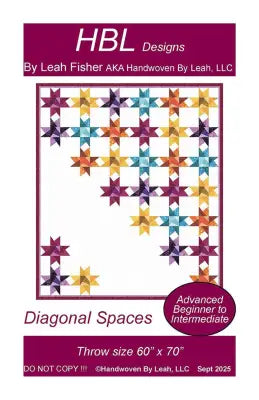 HBL Designs Diagonal Spaces Quilt Pattern