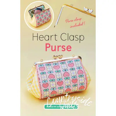 Heart Clasp Purse Rose Gold