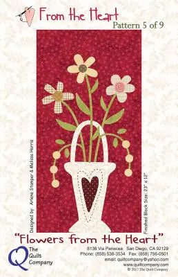 From The Heart Flowers from the Heart Block 5 Block of the Month