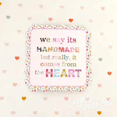 From the Heart Sticker 10pk