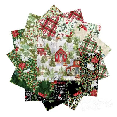 Heartland Holiday 10in Squares, 42pcs/bundle