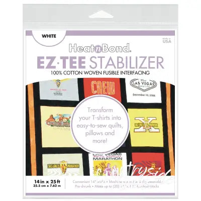 HeatnBond EZ Tee Stabilizer White 14in x 25ft