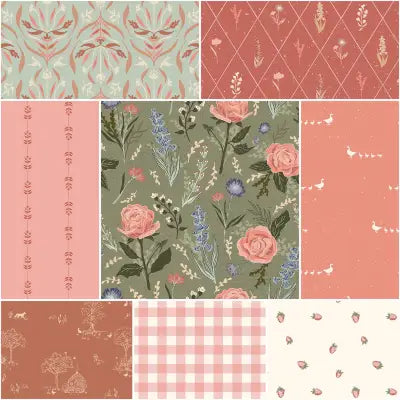Hedgerow Haven 1 Yard Bundle Rosemary, 8pcs