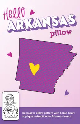 Hello Arkansas Pillow Pattern