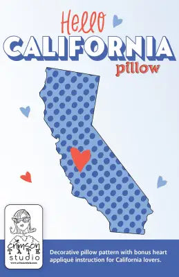 Hello California Pillow Pattern