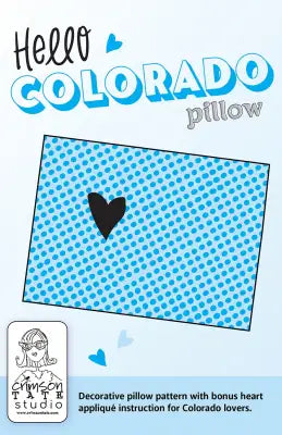 Hello Colorado Pillow Pattern