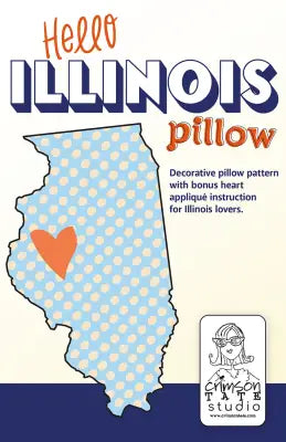 Hello Illinois Pillow Pattern
