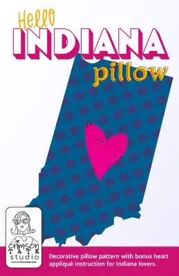 Hello Indiana Pillow Pattern