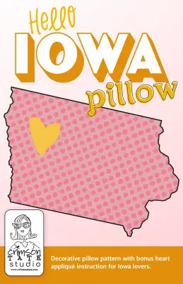 Hello Iowa Pillow Pattern