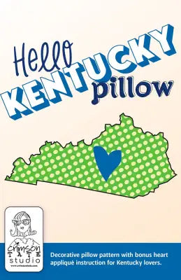 Hello Kentucky Pillow Pattern