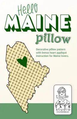 Hello Maine Pillow Pattern