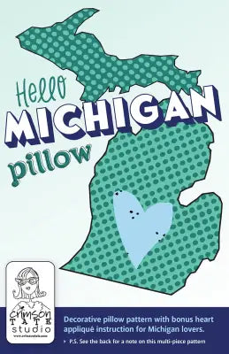 Hello Michigan Pillow Pattern