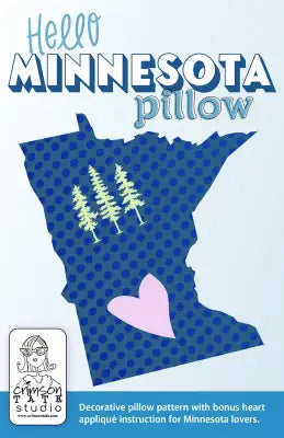 Hello Minnesota Pillow Pattern