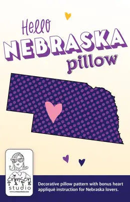 Hello Nebraska Pillow Pattern
