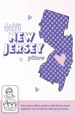 Hello New Jersey Pillow Pattern