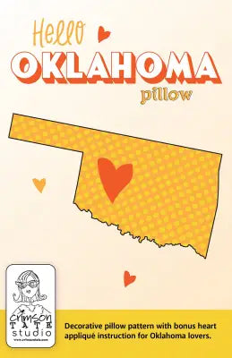Hello Oklahoma Pillow Pattern
