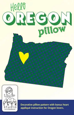 Hello Oregon Pillow Pattern