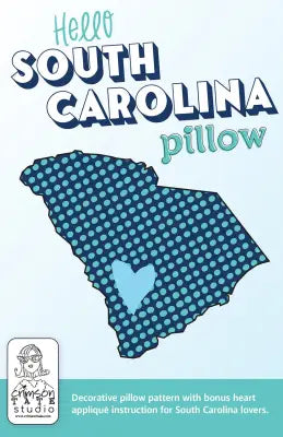 Hello South Carolina Pillow Pattern