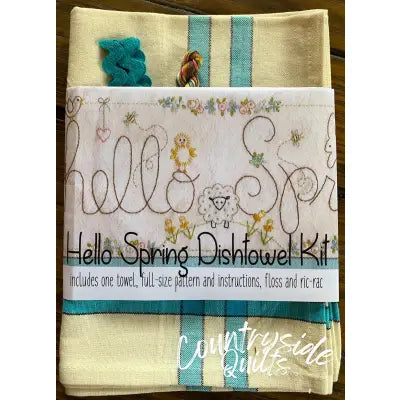 Hello Spring Dishtowel Kit