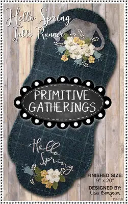 Hello Spring Table Runner