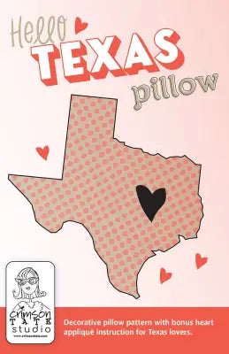 Hello Texas Pillow Pattern