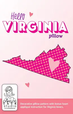 Hello Virginia Pillow Pattern