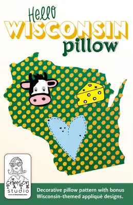 Hello Wisconsin Pillow Pattern