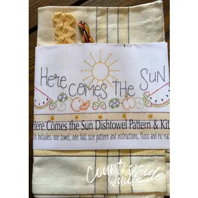 Here Comes the Sun Dishtowel Kit