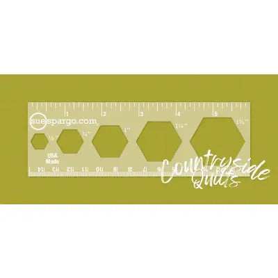Hexagon Ruler: Creative Stitching Tools