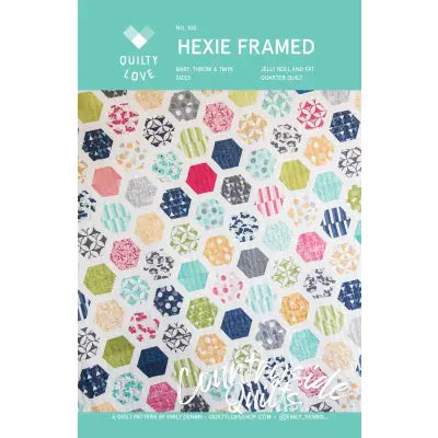 Hexie Framed Quilt Pattern