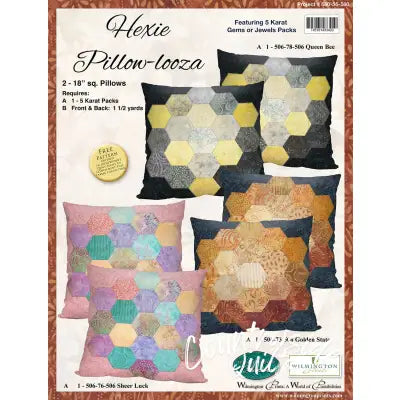 Hexie Pillow-looza, Free Download below, will NOT SHIP.