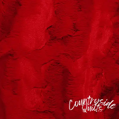 Hide Cardinal 2yd Luxe Cuddle Cut