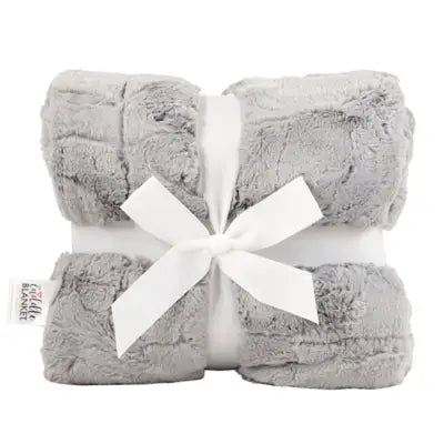 Hide Silver Luxe Cuddle Finished Blankets 60x72