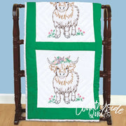 Highland Cow 18in Quilt Squares 18’’ Block 371812