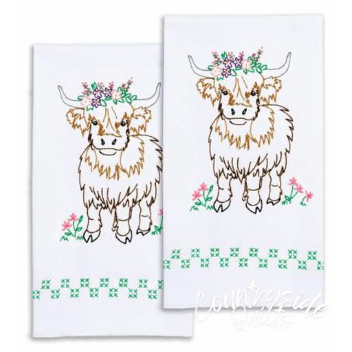 Highland Cow Decorative Hand Towels 789421