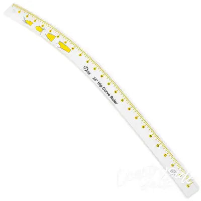 Hip Curve Ruler Clear 24in