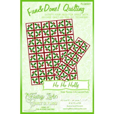 Ho Ho Holly Quilt Pattern
