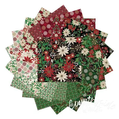 Holiday Nouveau 10in Squares, 42pcs/bundle