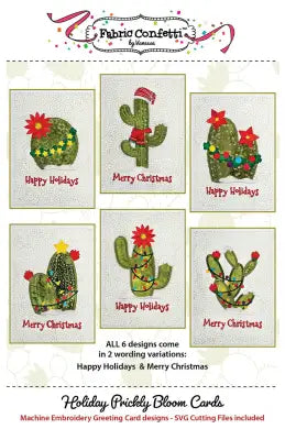 Holiday Prickly Bloom Cards