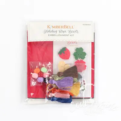 Holiday Rope Bowls Embellishment Kit
