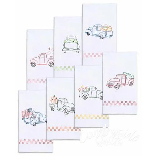 Holiday Trucks Decorative Hand Towel Set 317143